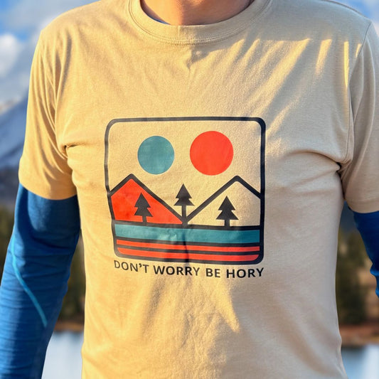 Pánské tričko - Don’t worry, be hory® - Východ slunce