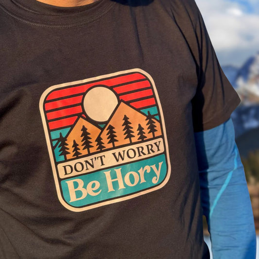 Pánské tričko - Don’t worry, be hory® - Západ slunce