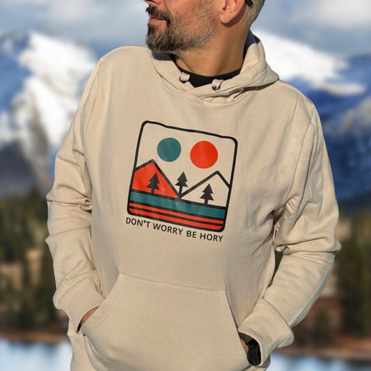 Pánská mikina - Don't worry be hory® - Východ slunce