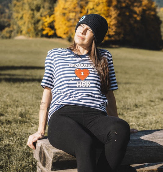 Unisex tričko - Milovnice (z) hor pruhované