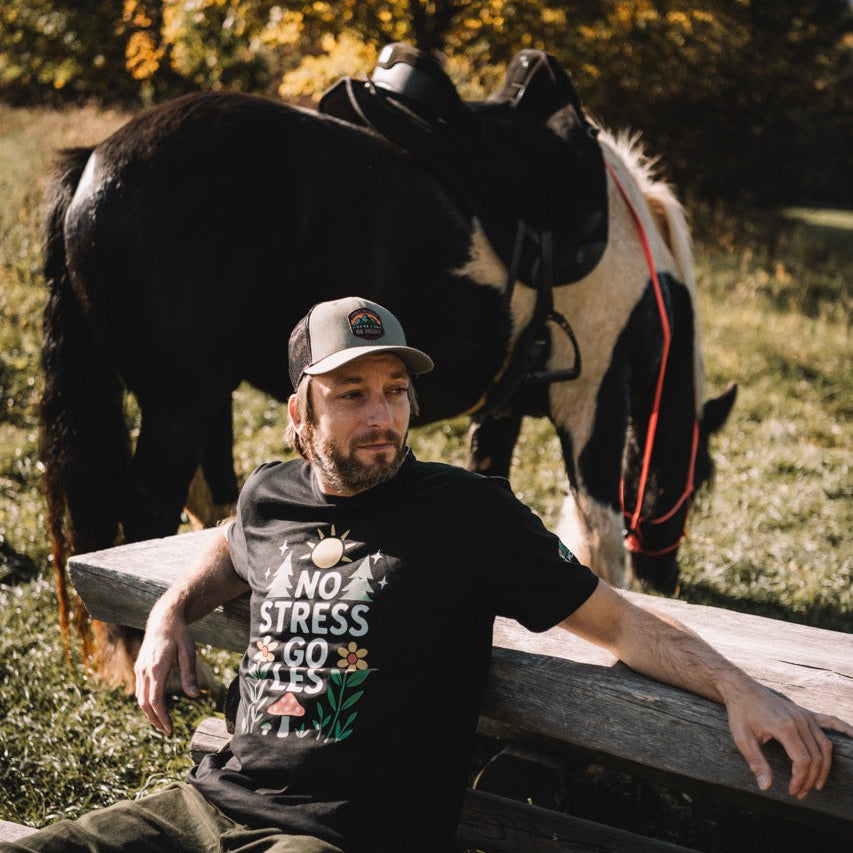 Pánské tričko - No stress go les