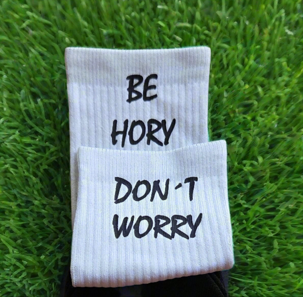 Ponožky Don't worry be hory 2