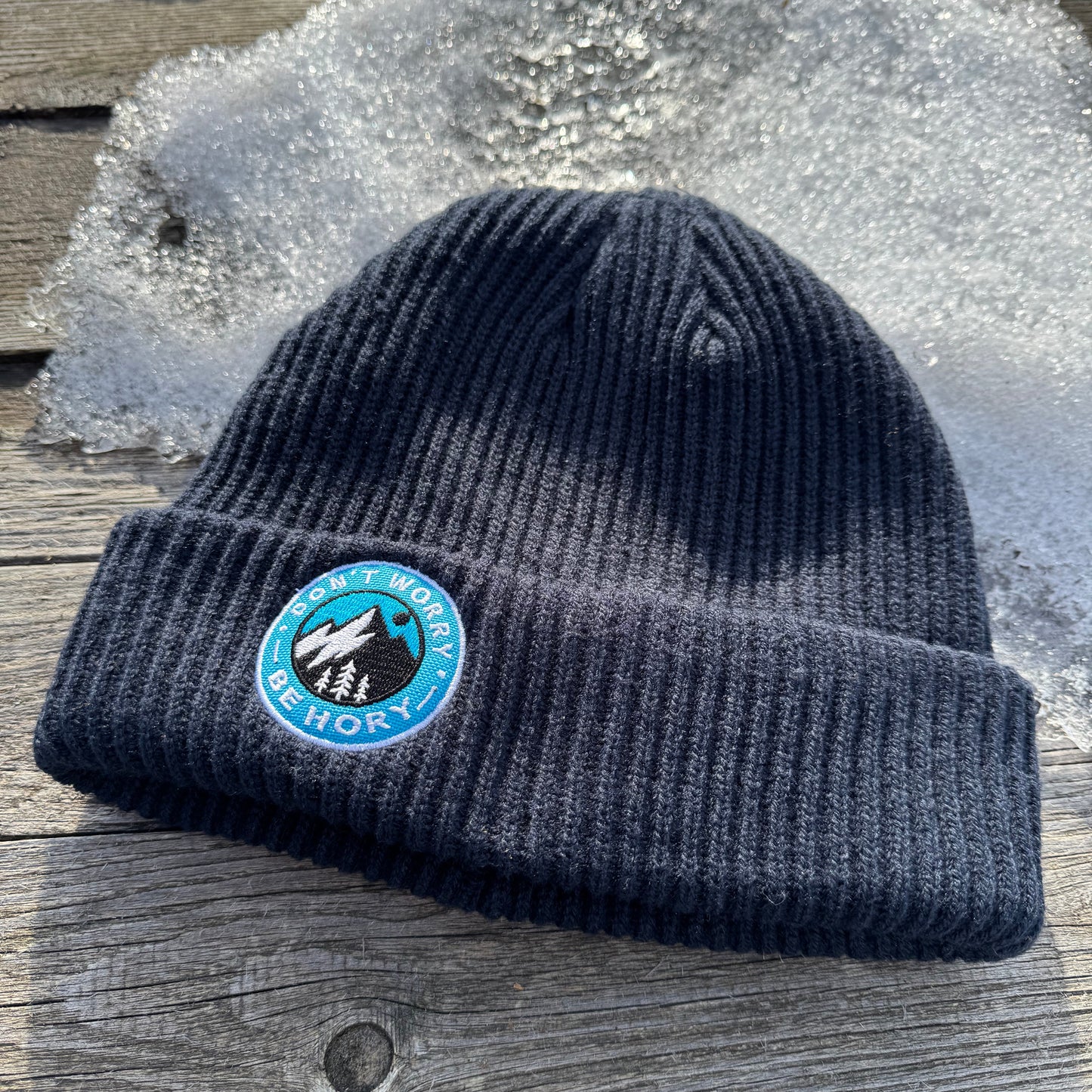 Zimní čepice - Don't worry, be hory® - Extra hřejivá s Polartec® ❄️🏔️