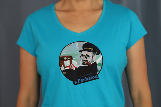 Dámské tričko Lítám v tom s Peshatou