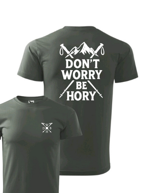 Pánské tričko Don´t worry be hory Samurai