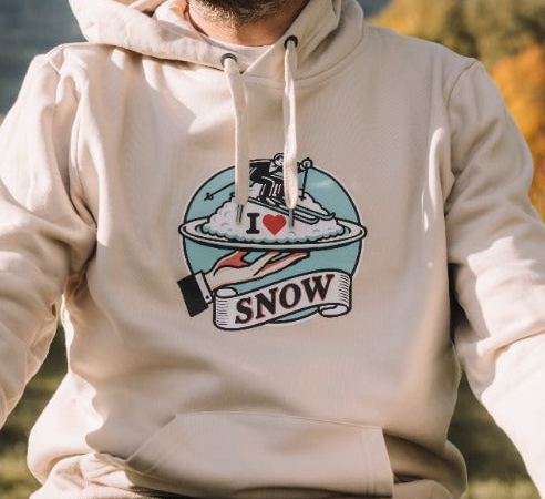Pánská mikina - I love snow