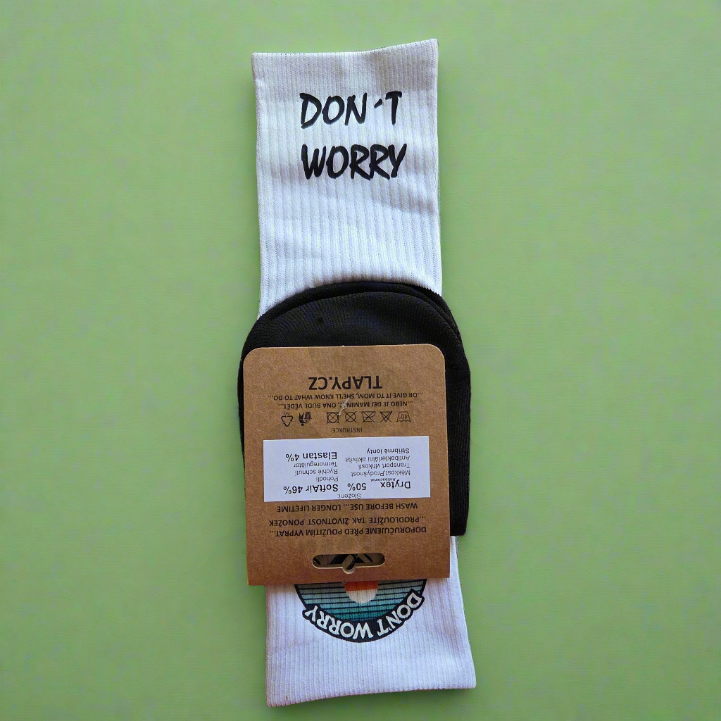 Ponožky Don't worry be hory 2