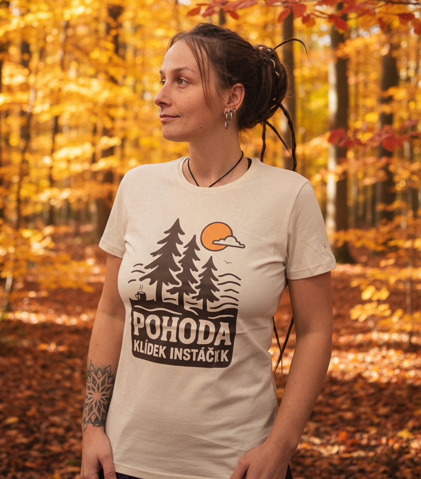 Dámské tričko - Pohoda klídek instáček
