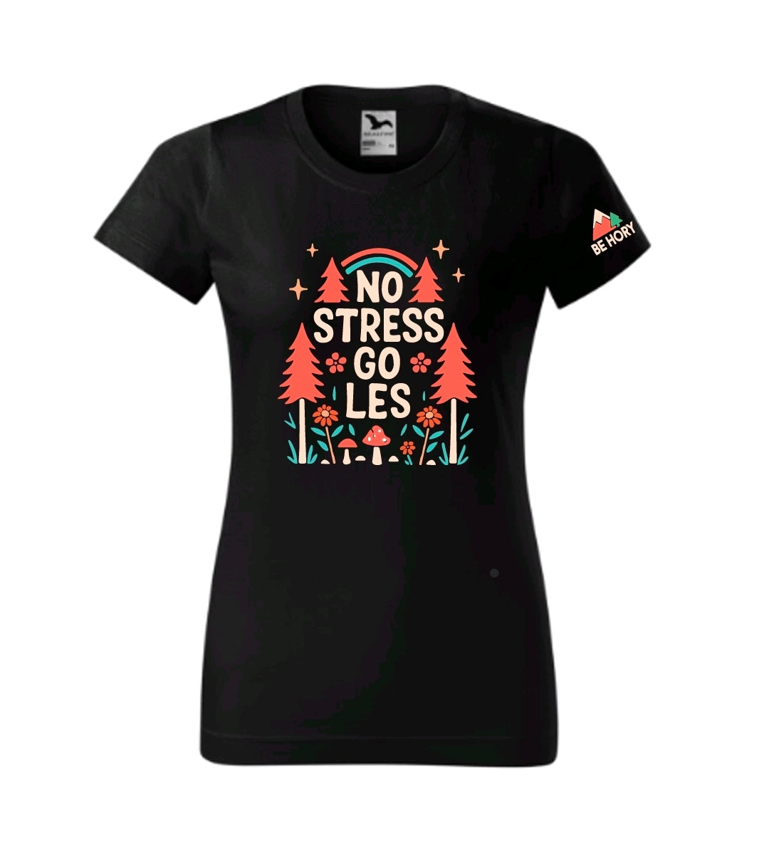 Dámské tričko - No stress go les