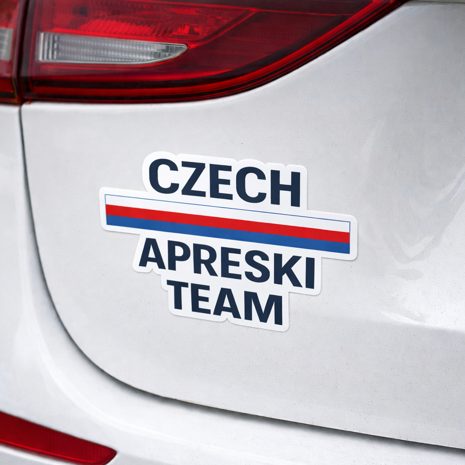 Dámské tričko - Czech Aprèski Team modré