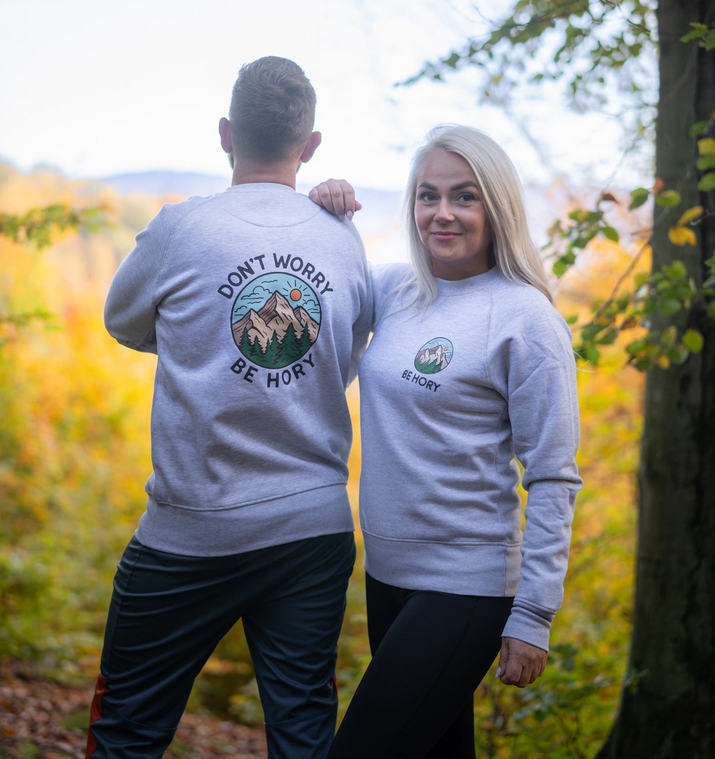 Pánská mikina - Don't worry be hory planet