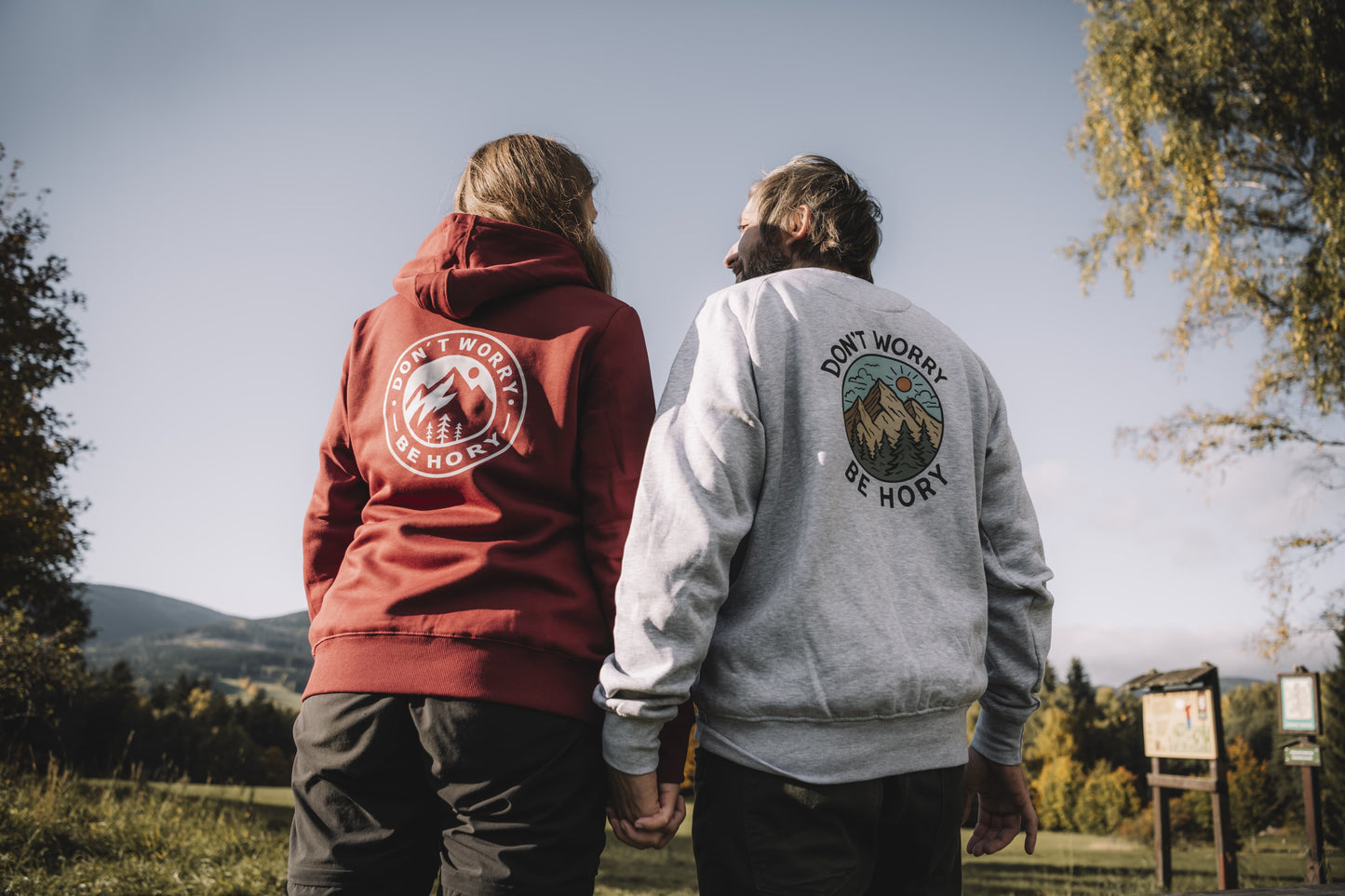 Pánská mikina - Don't worry be hory planet