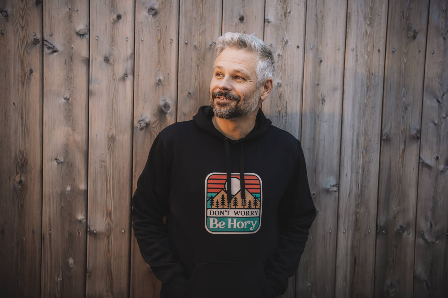 Pánská mikina - Don't worry be hory® - Západ slunce