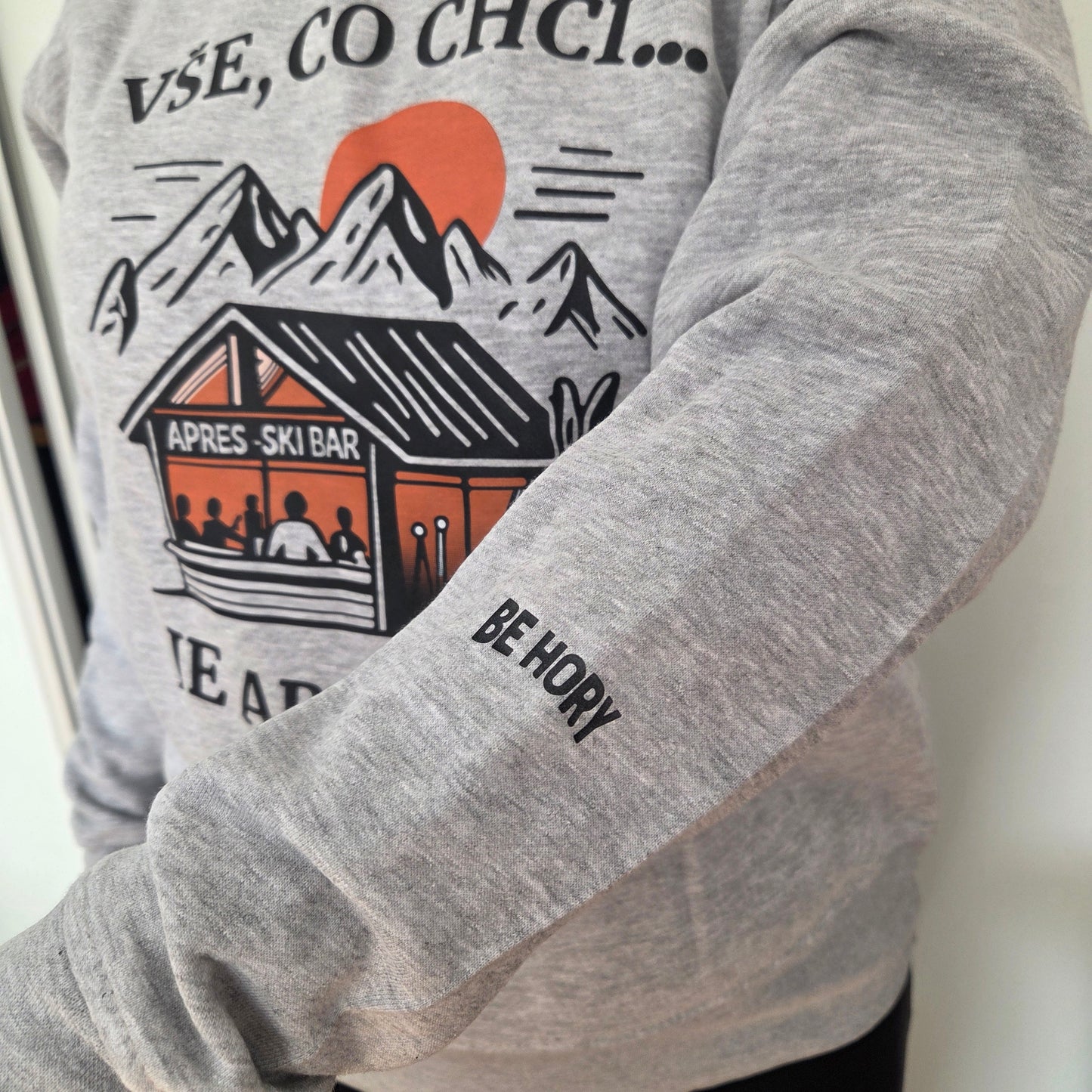 Dámská mikina - Vše co chci je après-ski