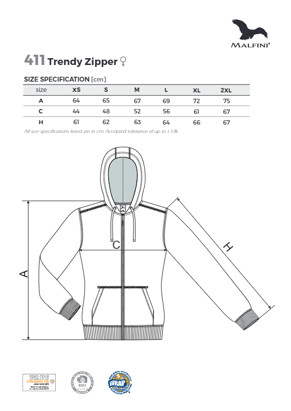 Dámská mikina - No stress go les