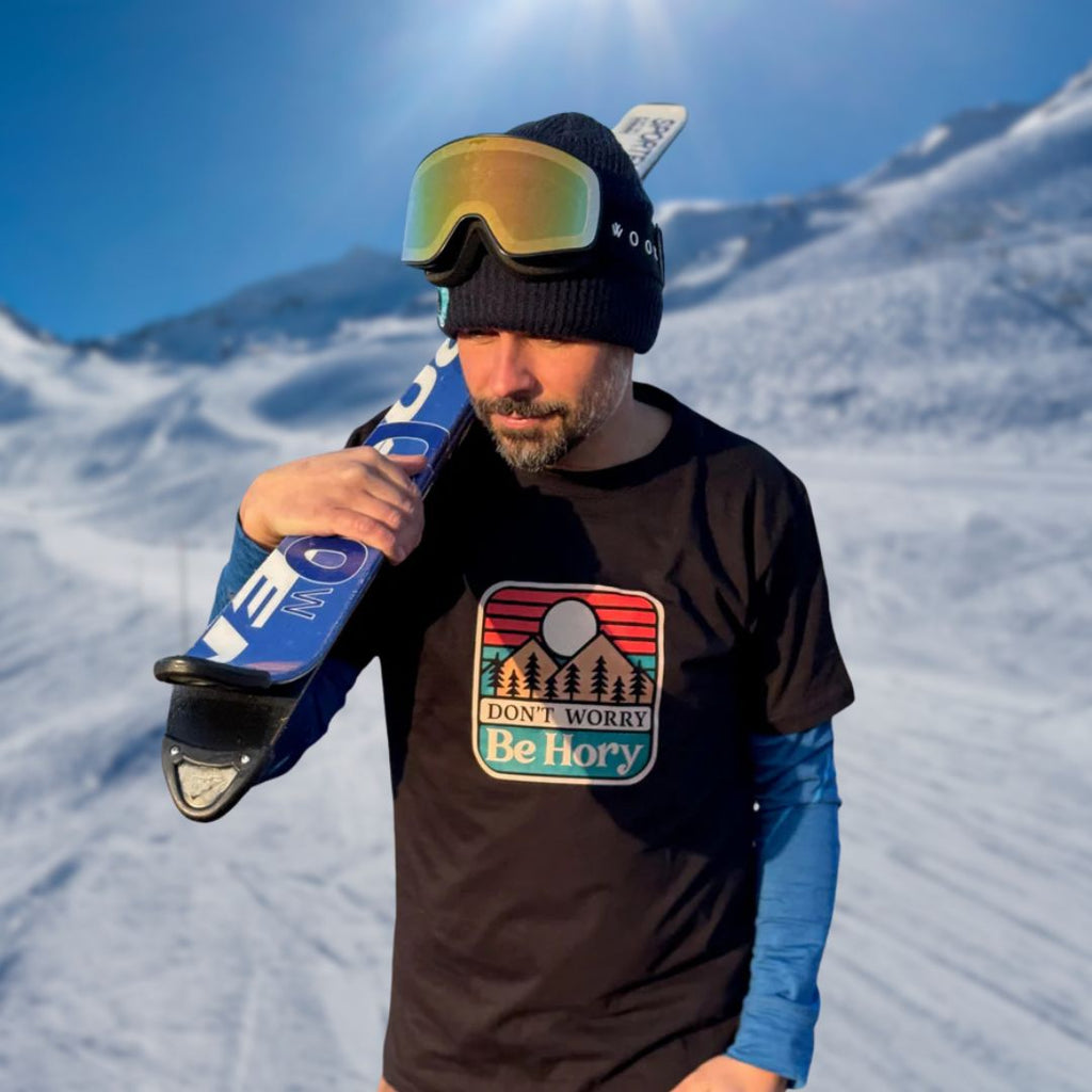 Don't worry be hory® Západ slunce – Pánské tričko