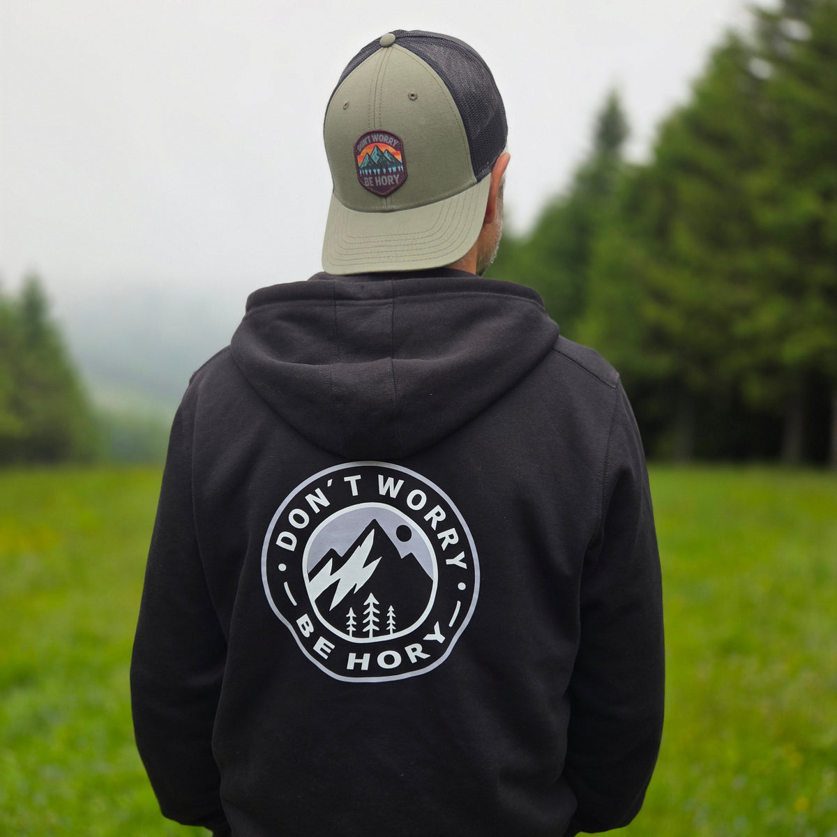 Don't worry be hory® – Kšiltovka trucker khaki