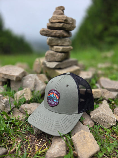Kšiltovka trucker khaki - Don't Worry Be Hory