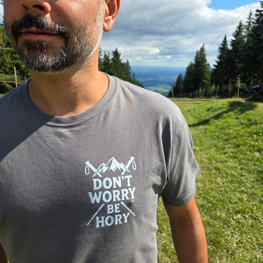Pánské tričko - Don´t worry be hory - Samurai mini