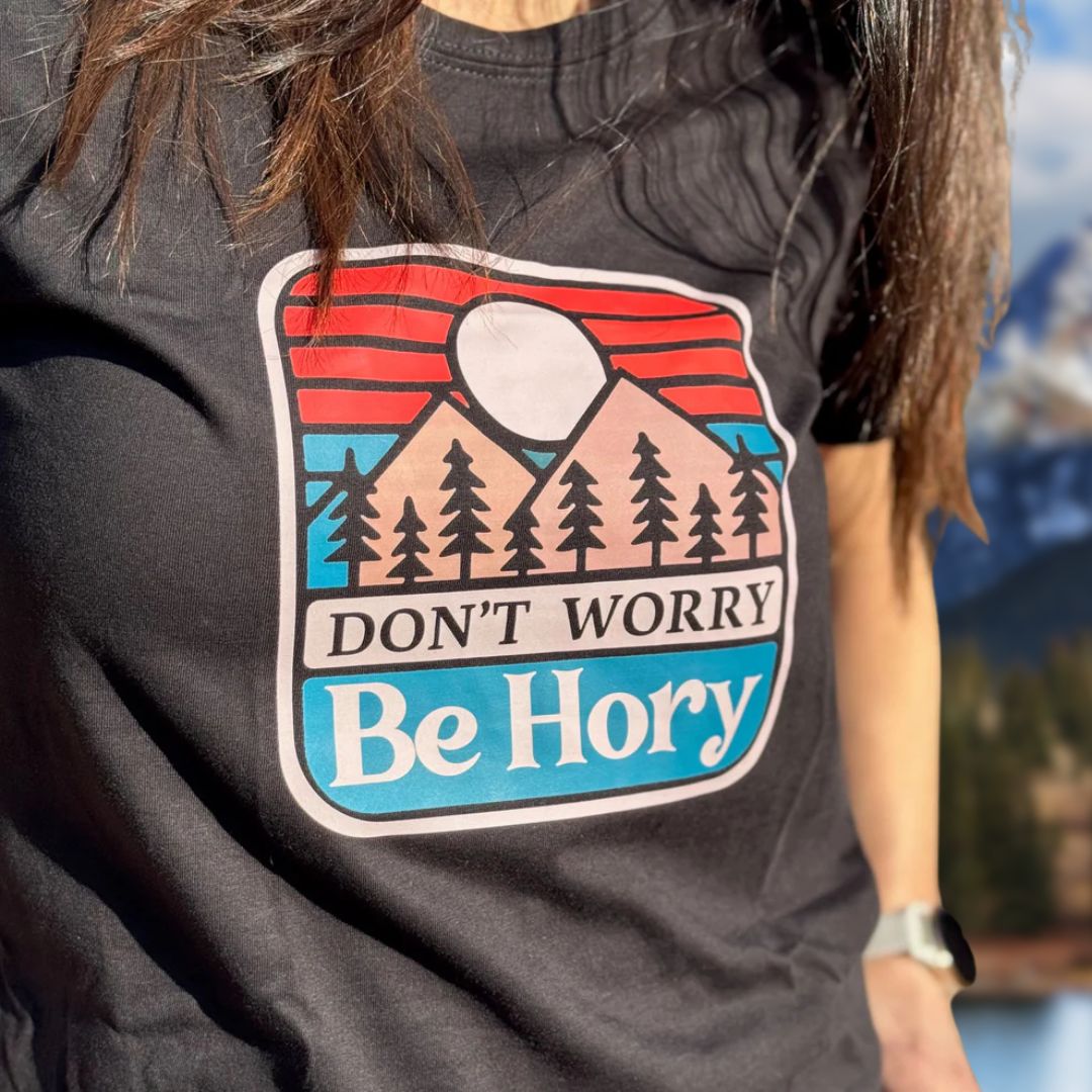 Don't worry be hory® Západ slunce – Dámské tričko