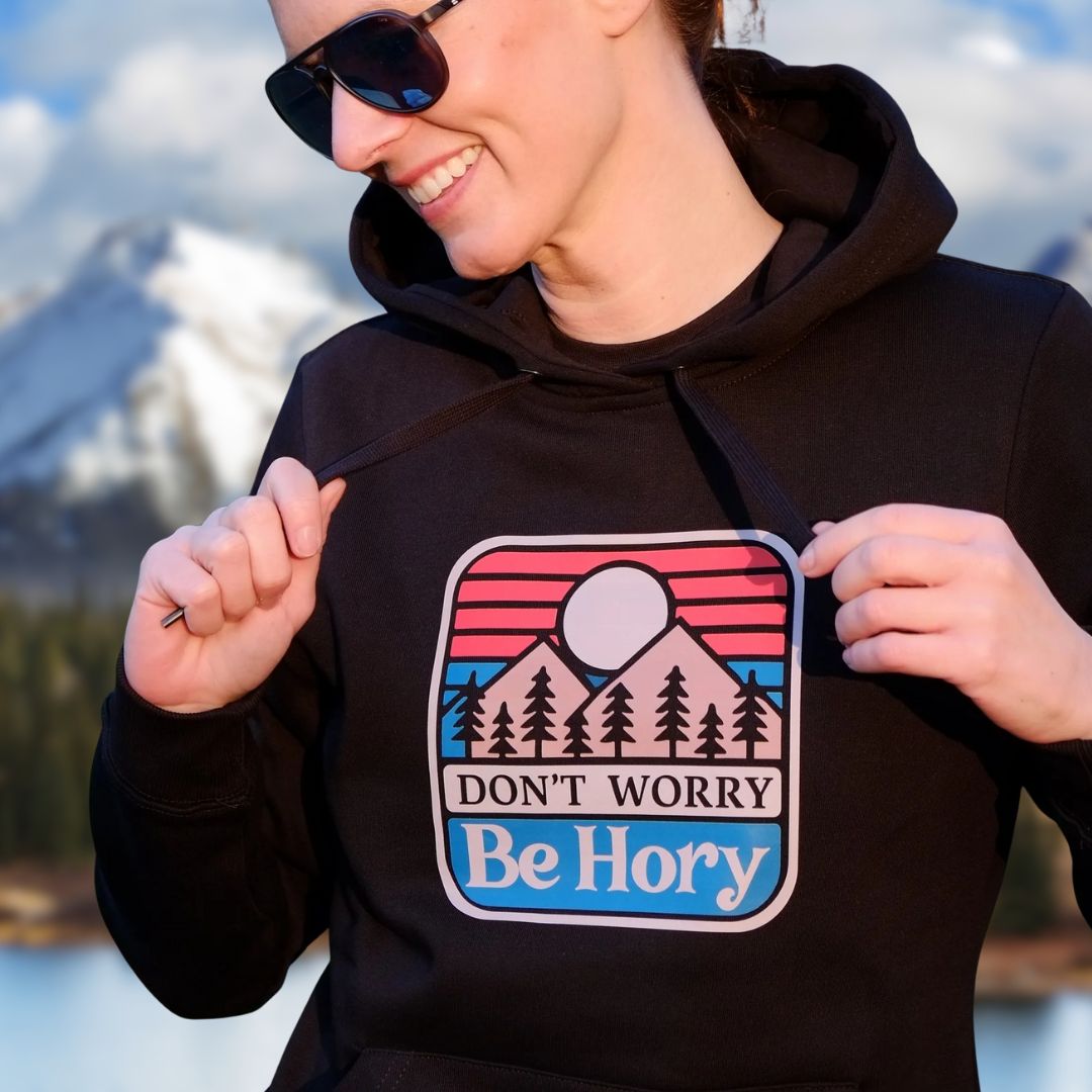 Don't worry be hory® Západ slunce – Dámská mikina