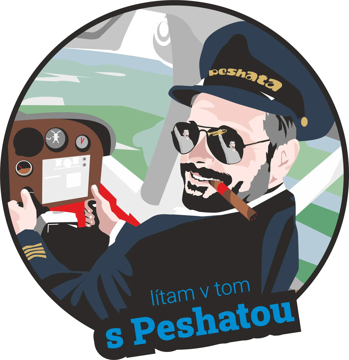 Lítám v tom s Peshatou – Dámské tričko