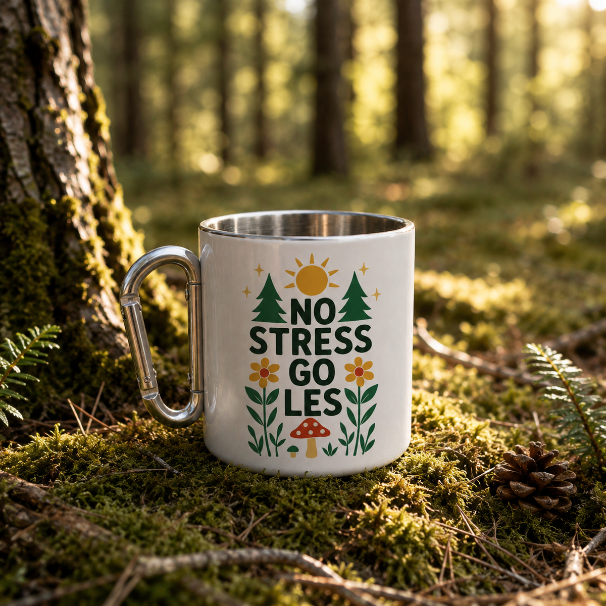 No stress go les® – Plecháček s karabinou