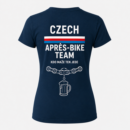 Czech Après-bike Team – Dámské tričko