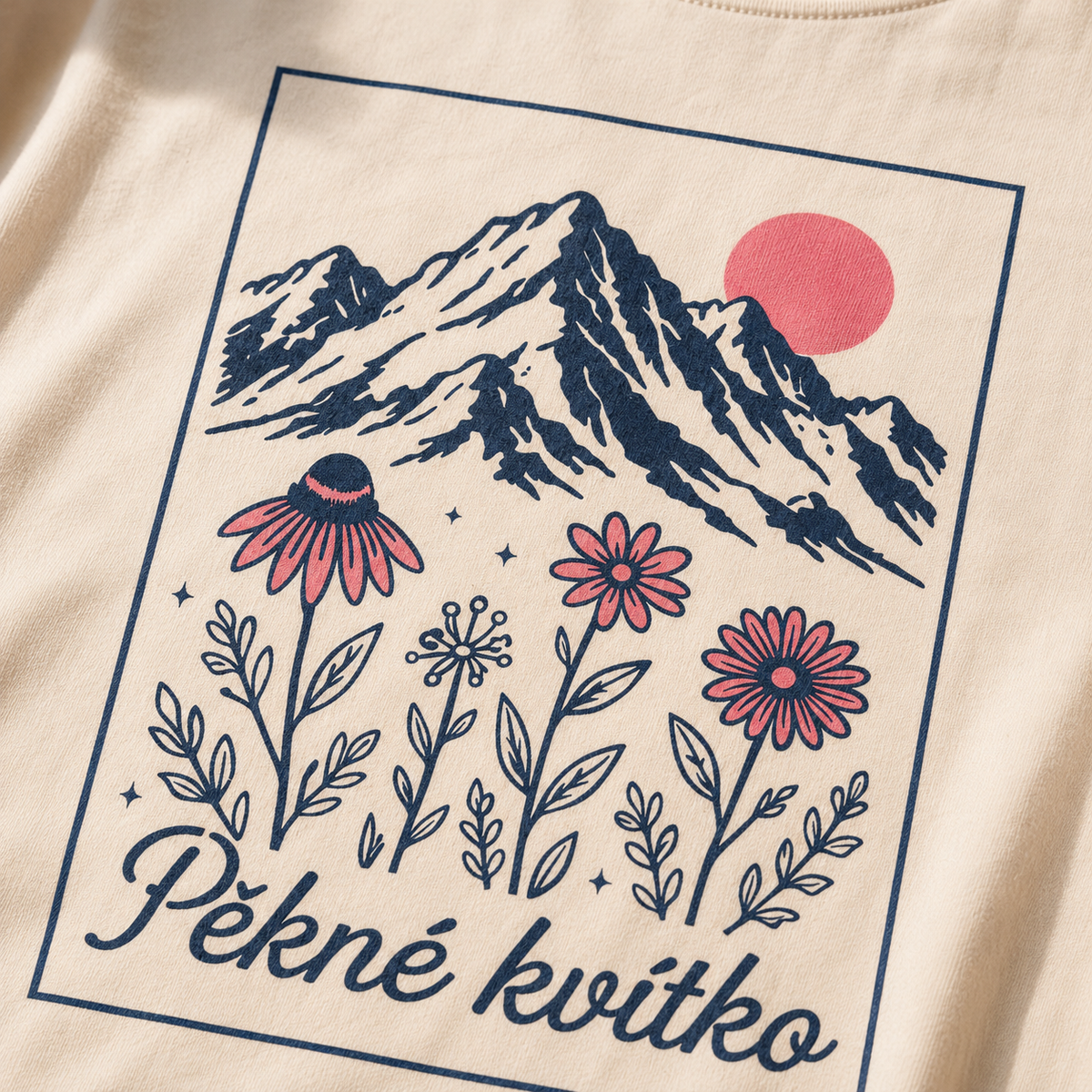 Pěkné kvítko – Dámské tričko