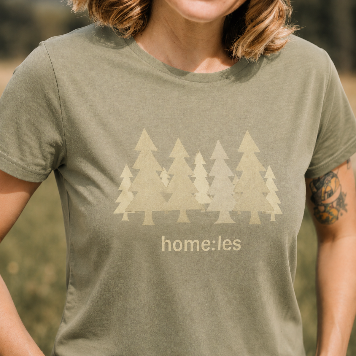 Home: les – Dámské tričko