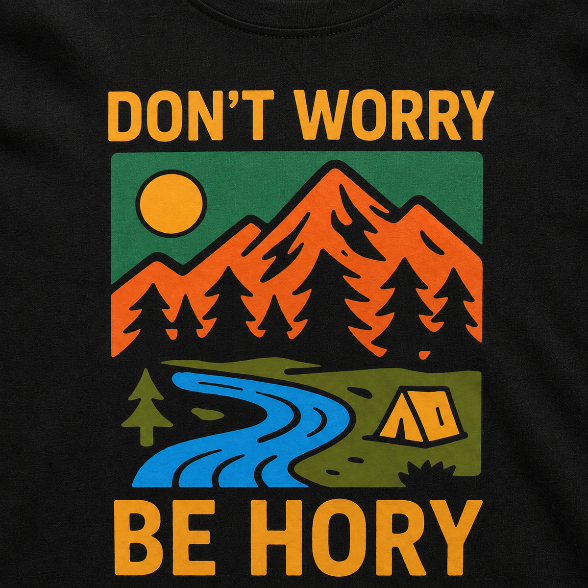 Don't worry be hory® Summer – Dámské tričko