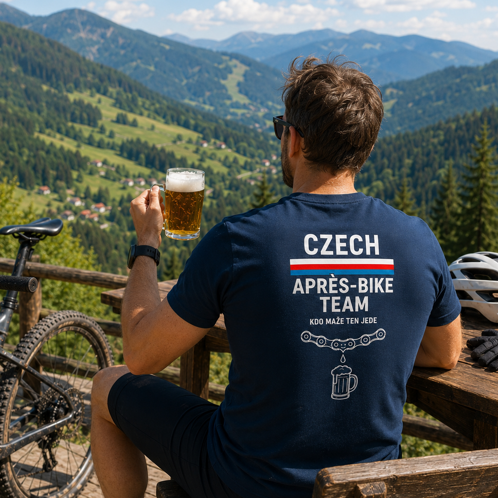 Czech Après-bike Team – Pánské tričko