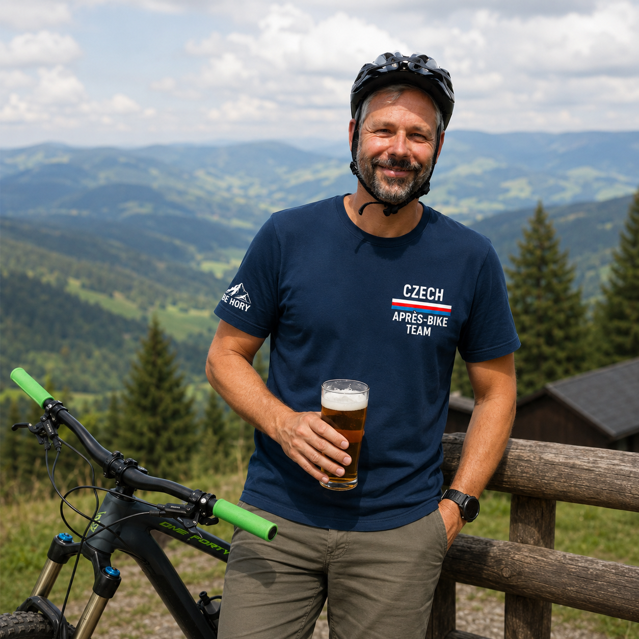 Czech Après-bike Team - Pánské tričko