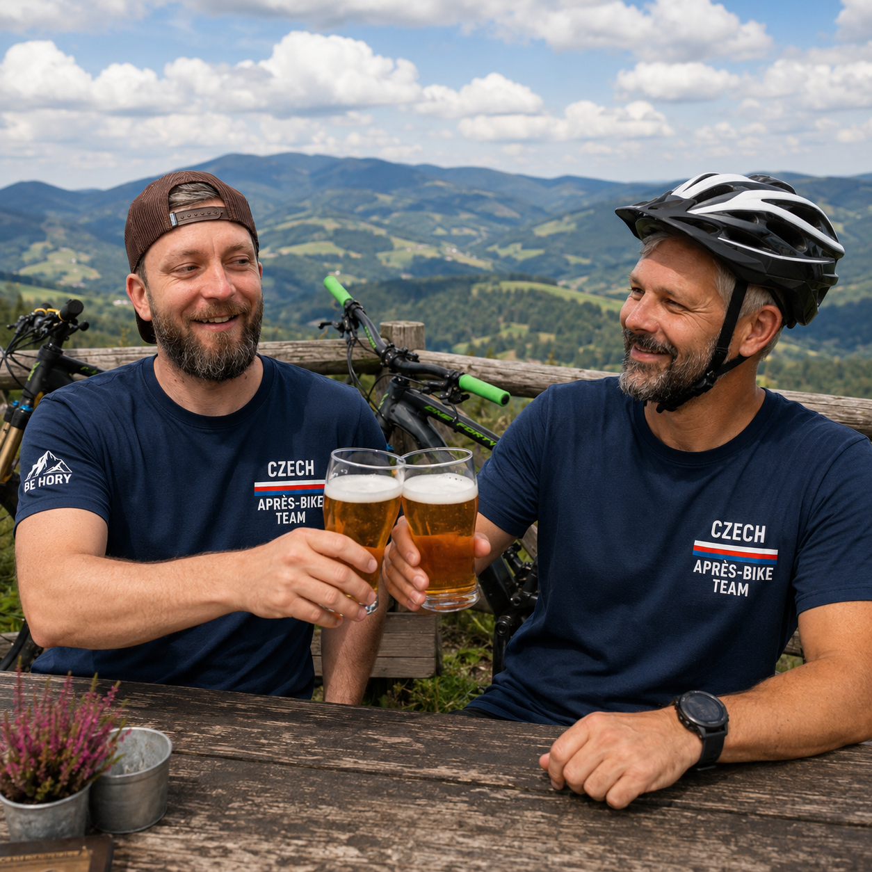 Czech Après-bike Team - Pánské tričko