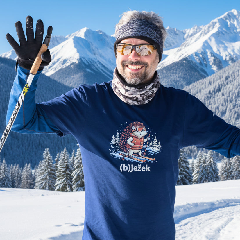 Pánské běžkařské tričko - b(ježek)