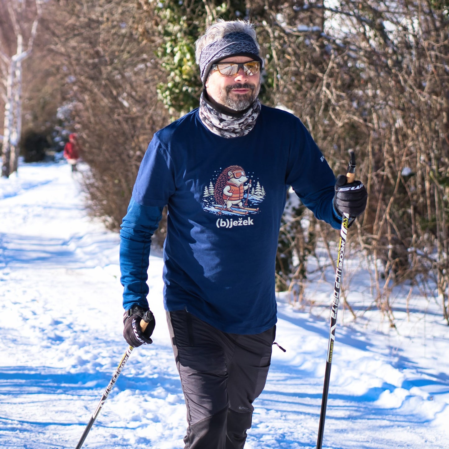 Pánské běžkařské tričko - b(ježek)