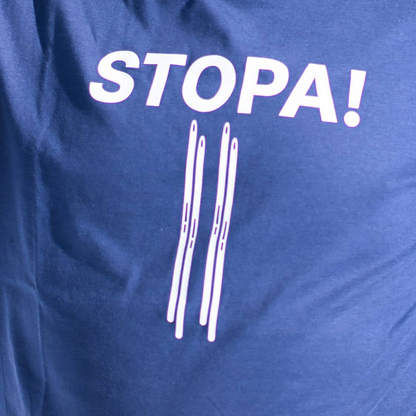 Pánské tričko - Stopa! Díky.