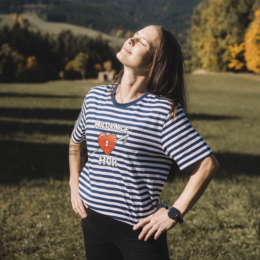 Unisex tričko - Milovnice (z) hor pruhované