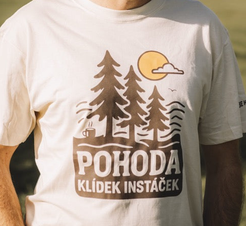 Unisex tričko - Pohoda klídek instáček