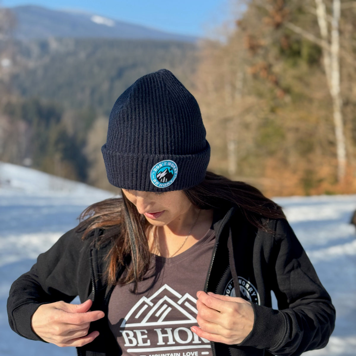 Don't worry be hory® s Polartecem® – Zimní čepice