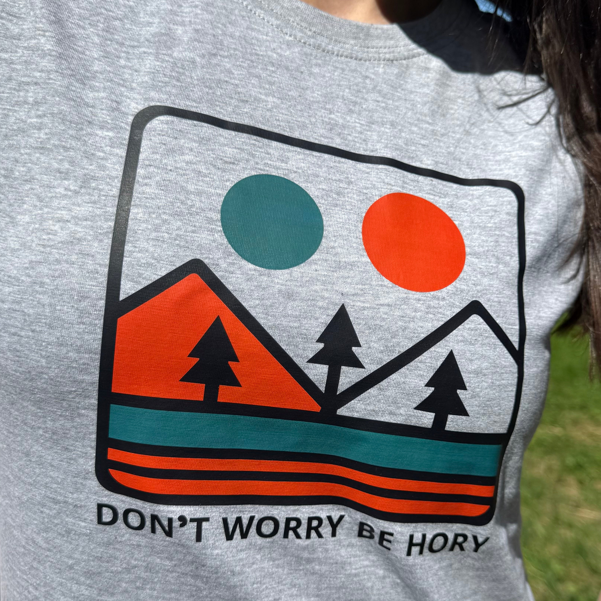 Don't worry be hory® Východ slunce – Dámské tričko