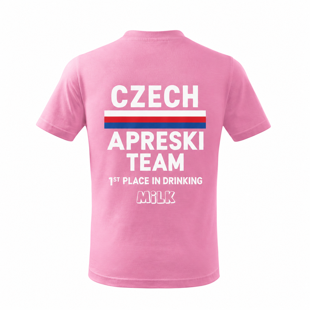 Dětské tričko Pánské tričko - Czech Aprèski Team modré