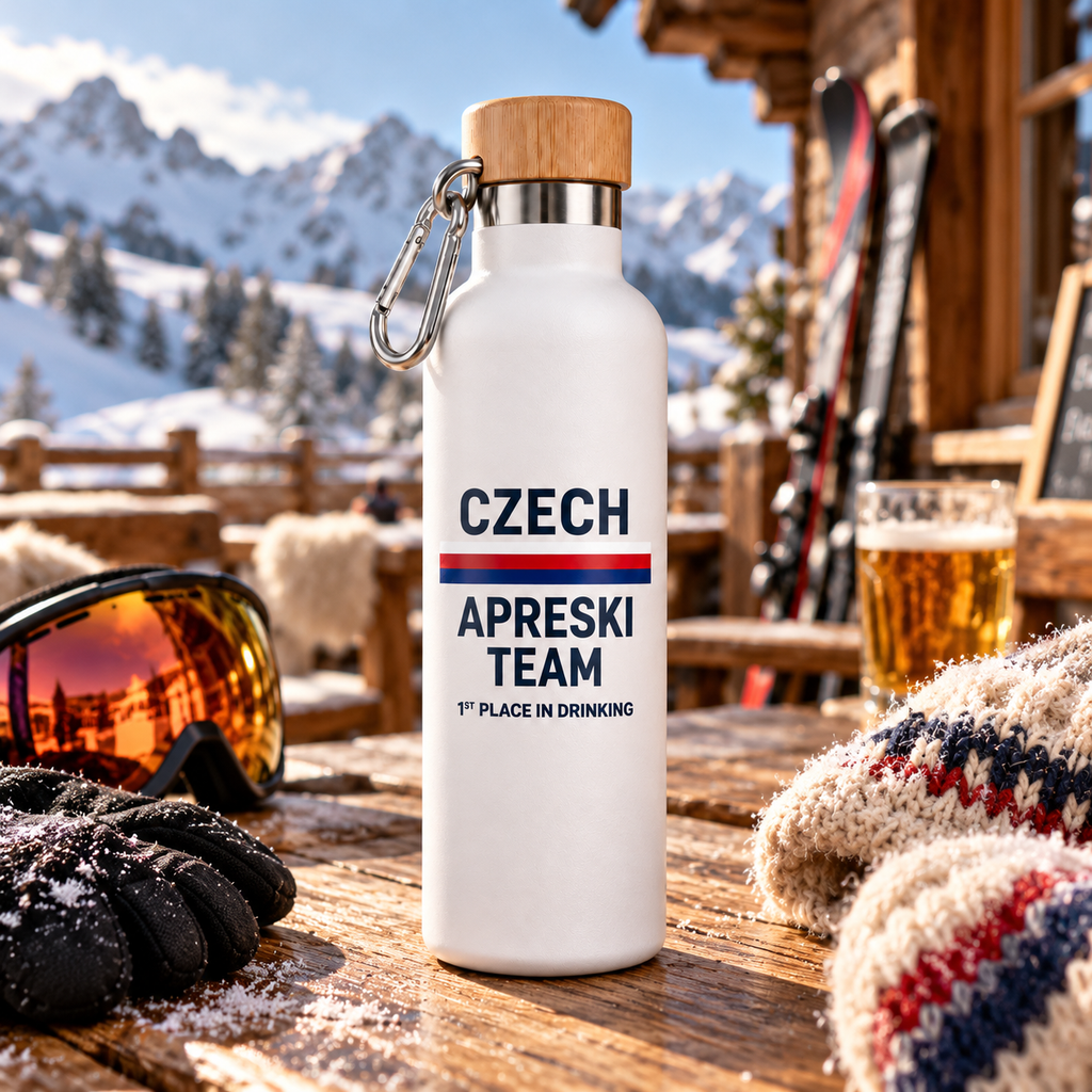 Czech Après-ski Team – Termoska s karabinou