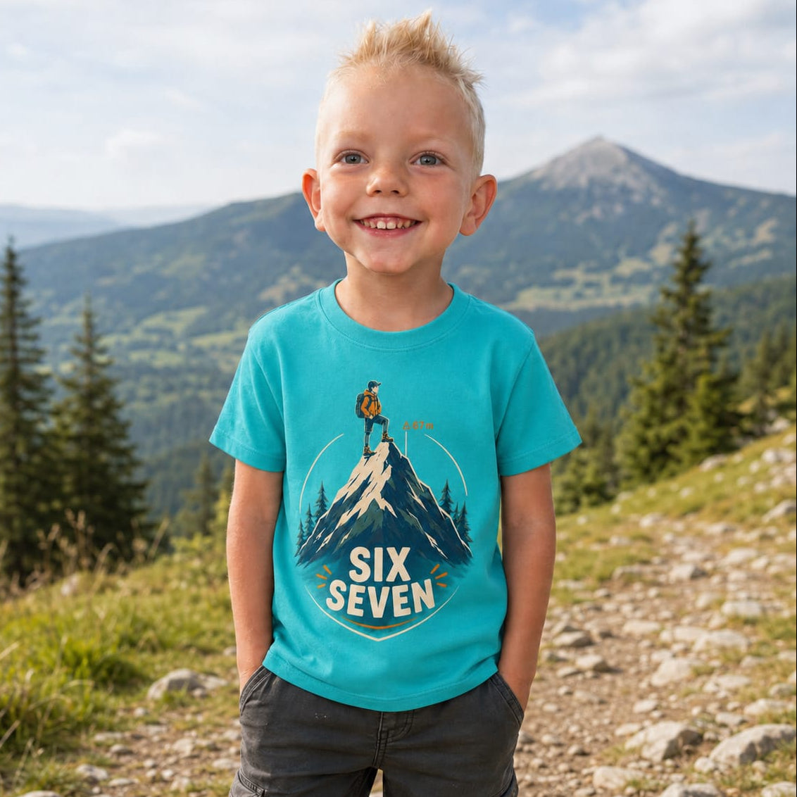 Six seven – Dětské tričko z bio bavlny