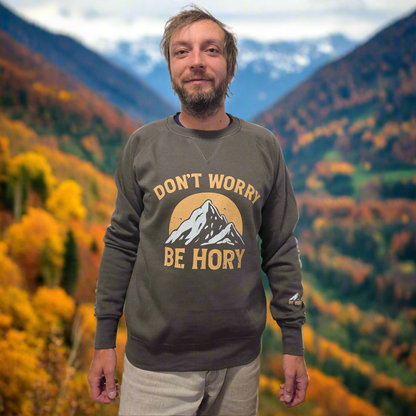 Pánská mikina - Don't worry be hory mountains