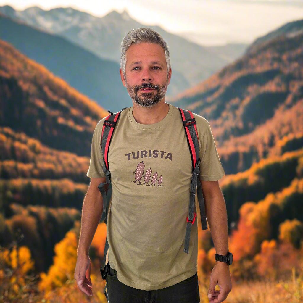 Salám Turista – Pánské tričko