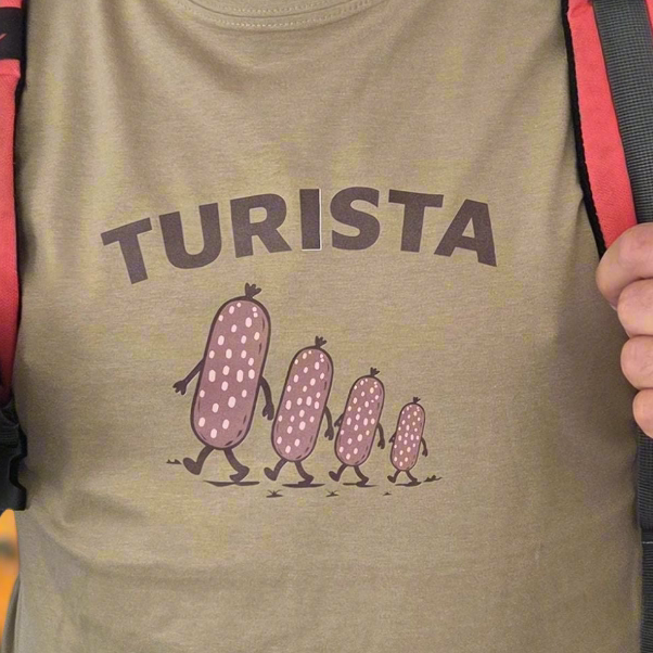 Salám Turista – Pánské tričko