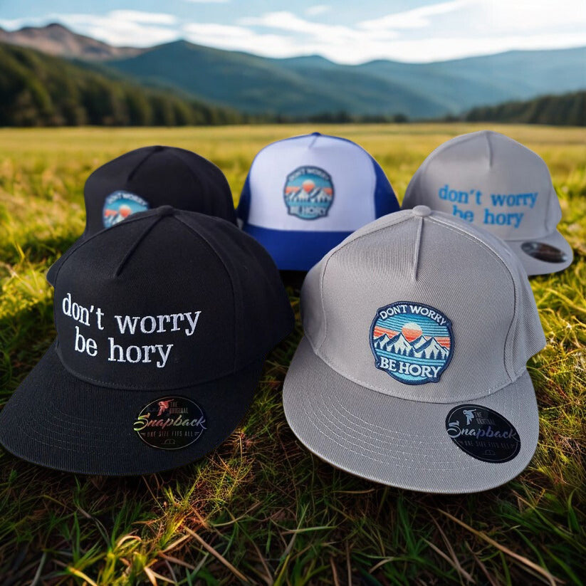 Don't worry be hory® – Kšiltovka trucker khaki