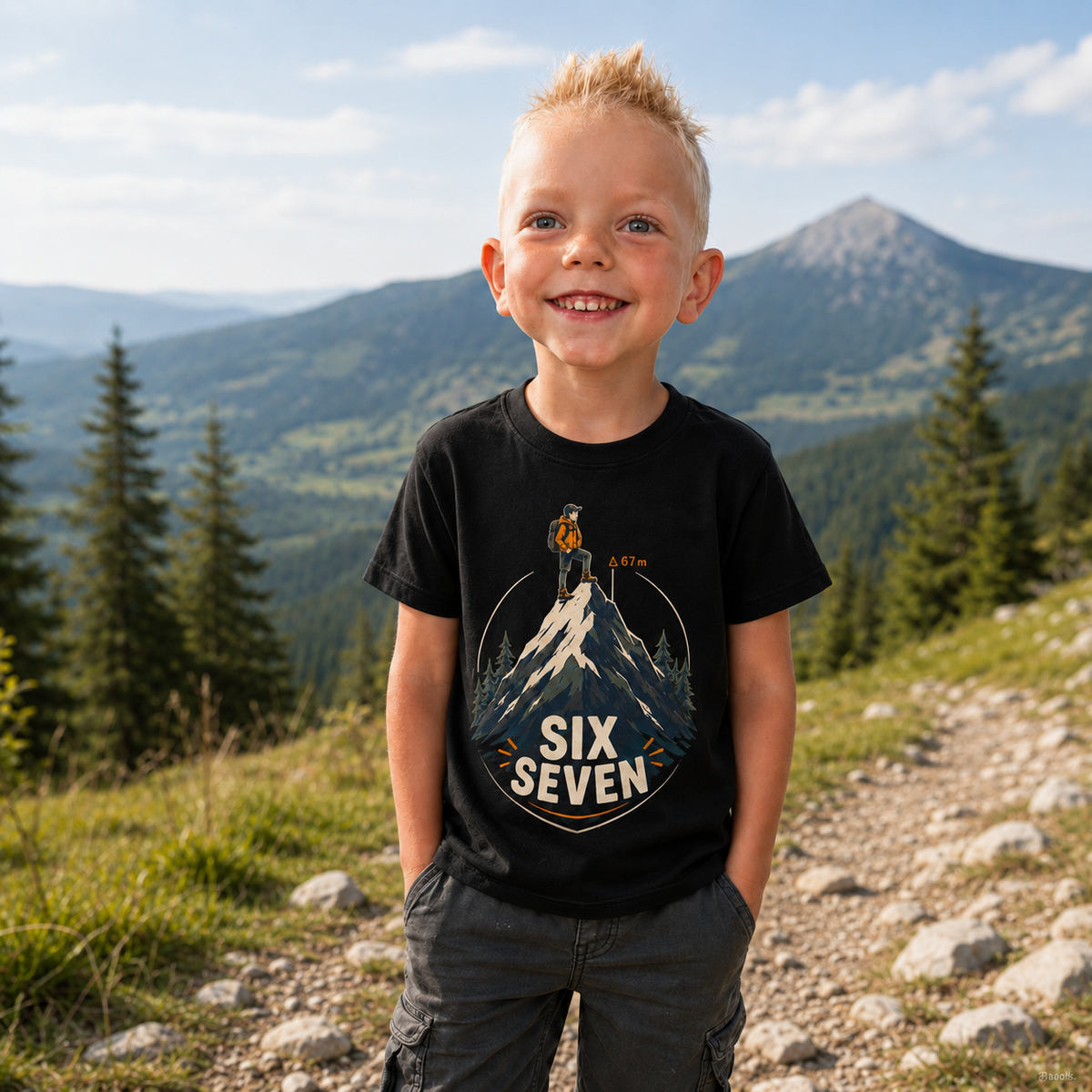 Six seven – Dětské tričko z bio bavlny