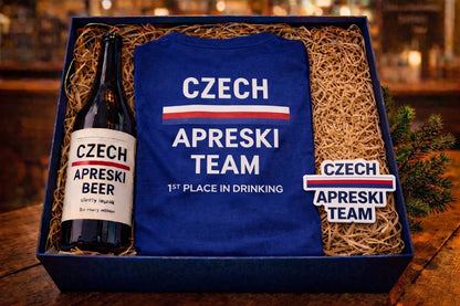 Czech Aprèski Beer + Dámské tričko modré